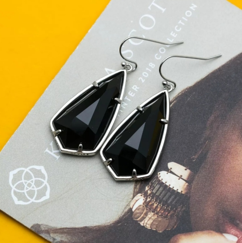 Kendra Scott Carla Silver Drop Earring